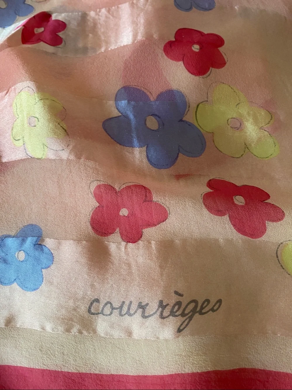 Courrèges Silk Scarf